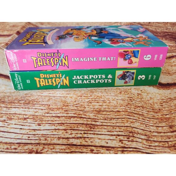 Talespin Vintage VHS Video Tapes Volume 3 & 6 - Picture 5 of 9